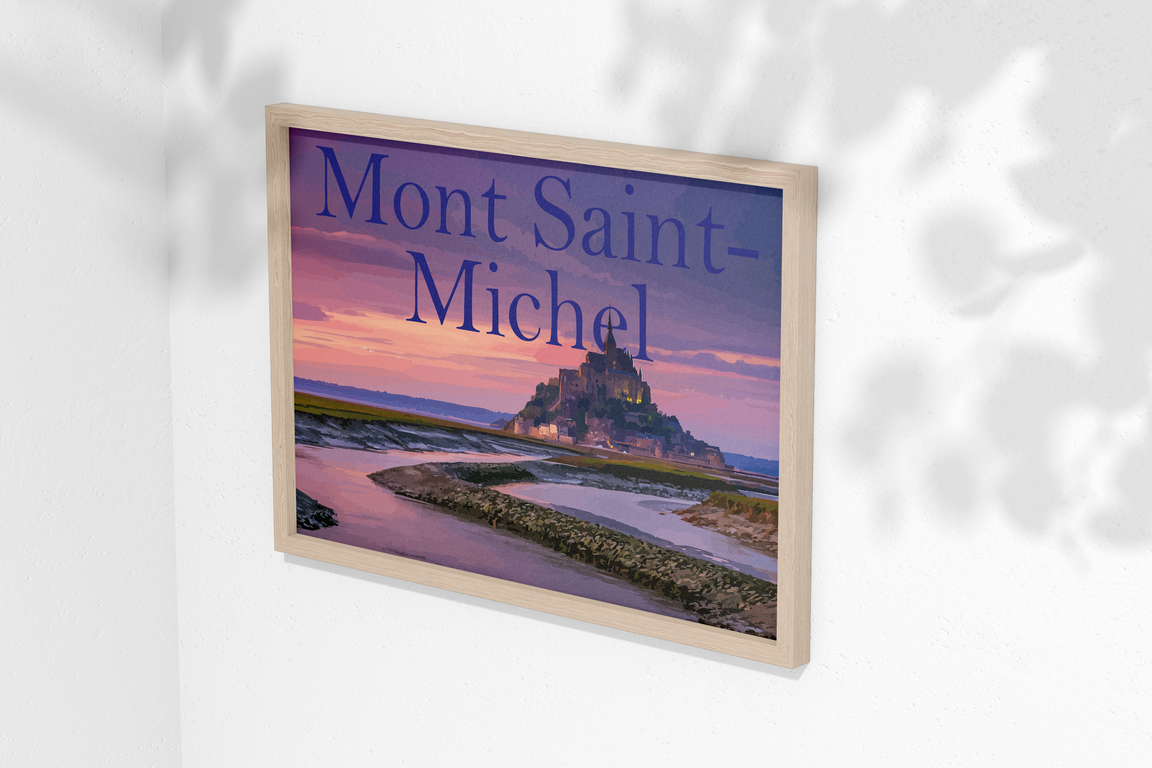Affiche Décorative Mont Saint-Michel