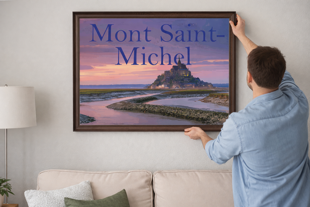 Affiche Décorative Mont Saint-Michel
