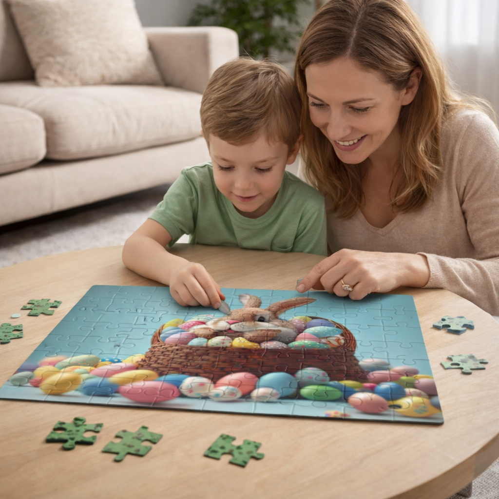 Puzzle lapin de Pâques 02