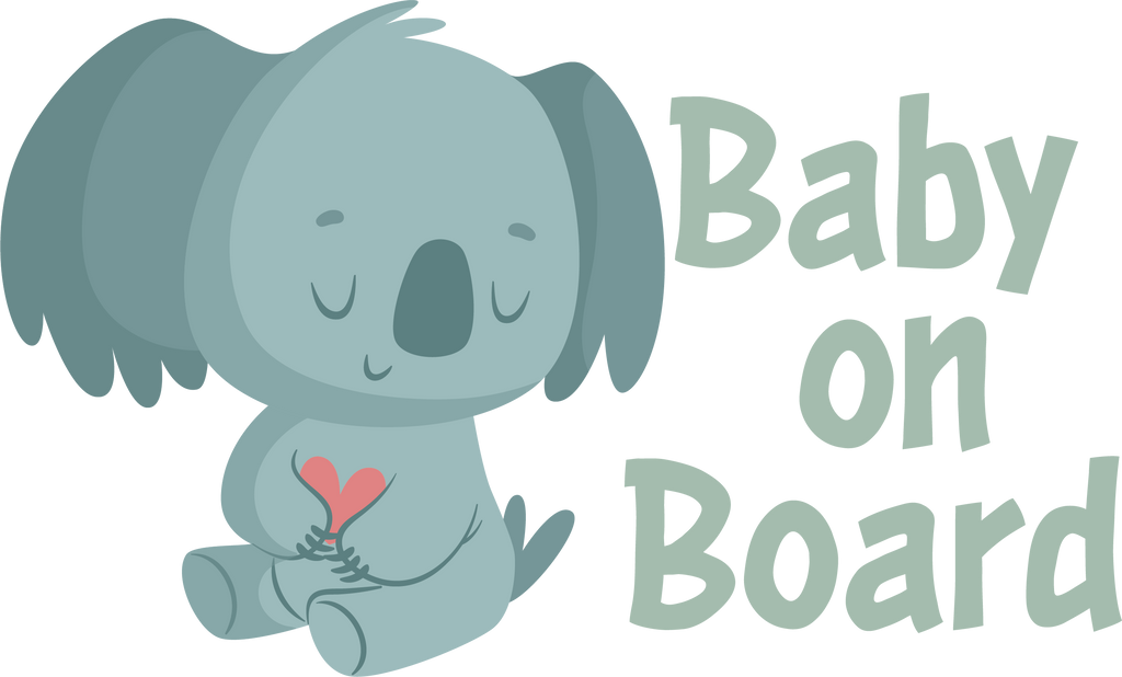 Stickers bébé à bord Koala
