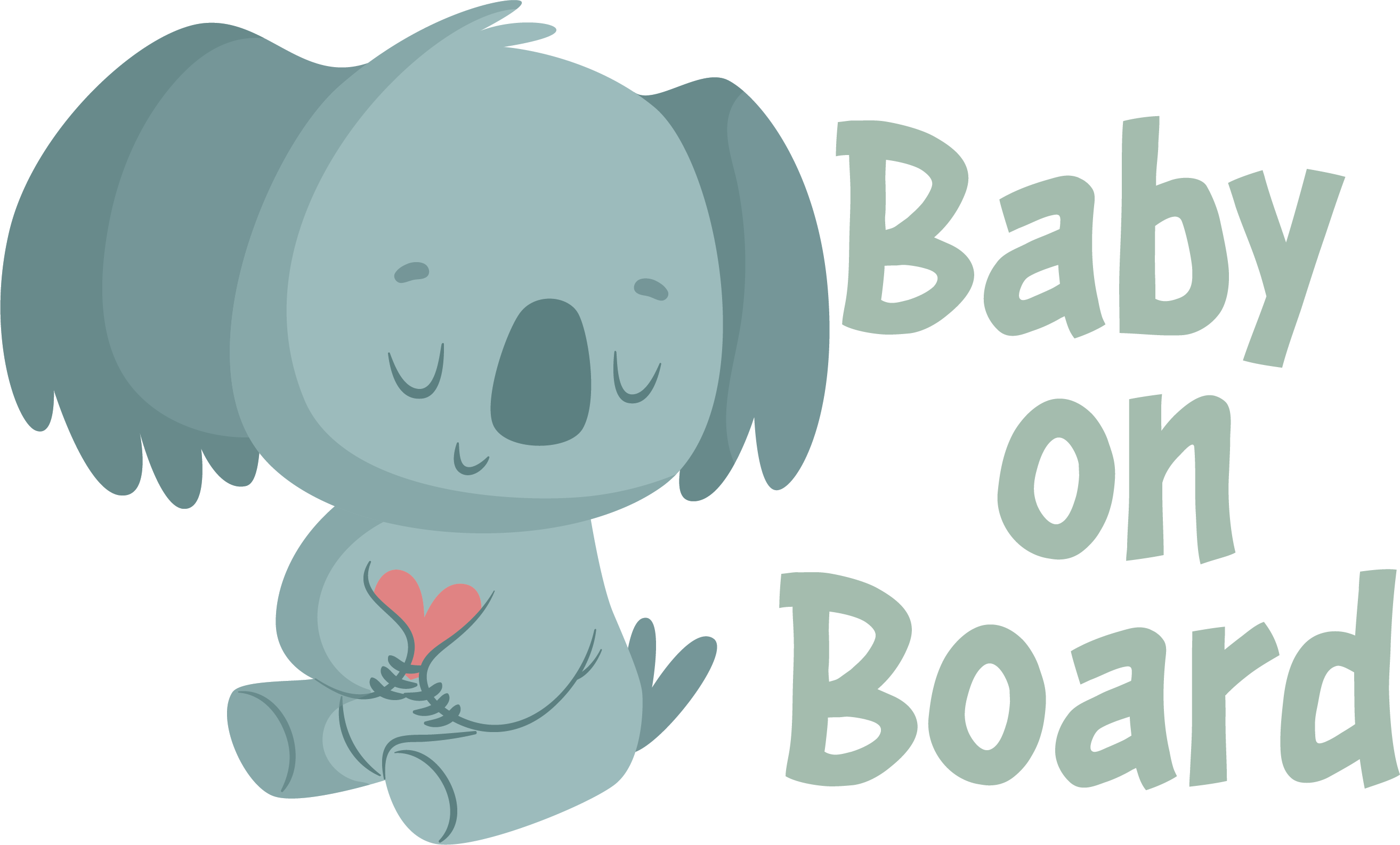 Stickers bébé à bord Koala