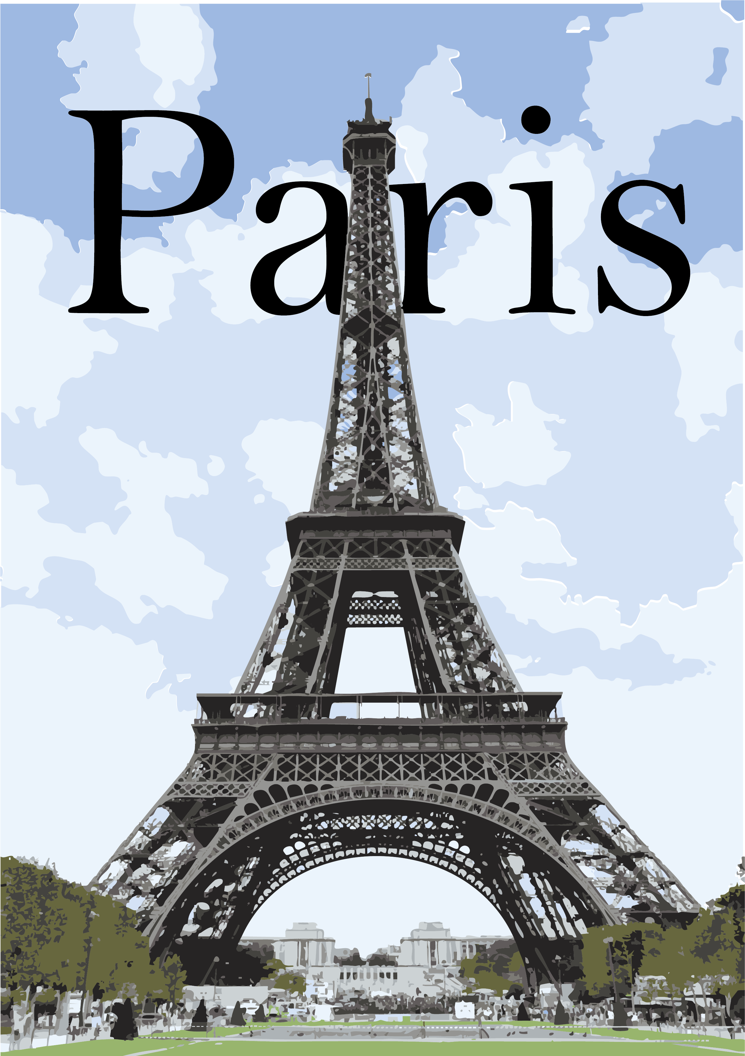 Affiche Décorative Paris - Tour Effel