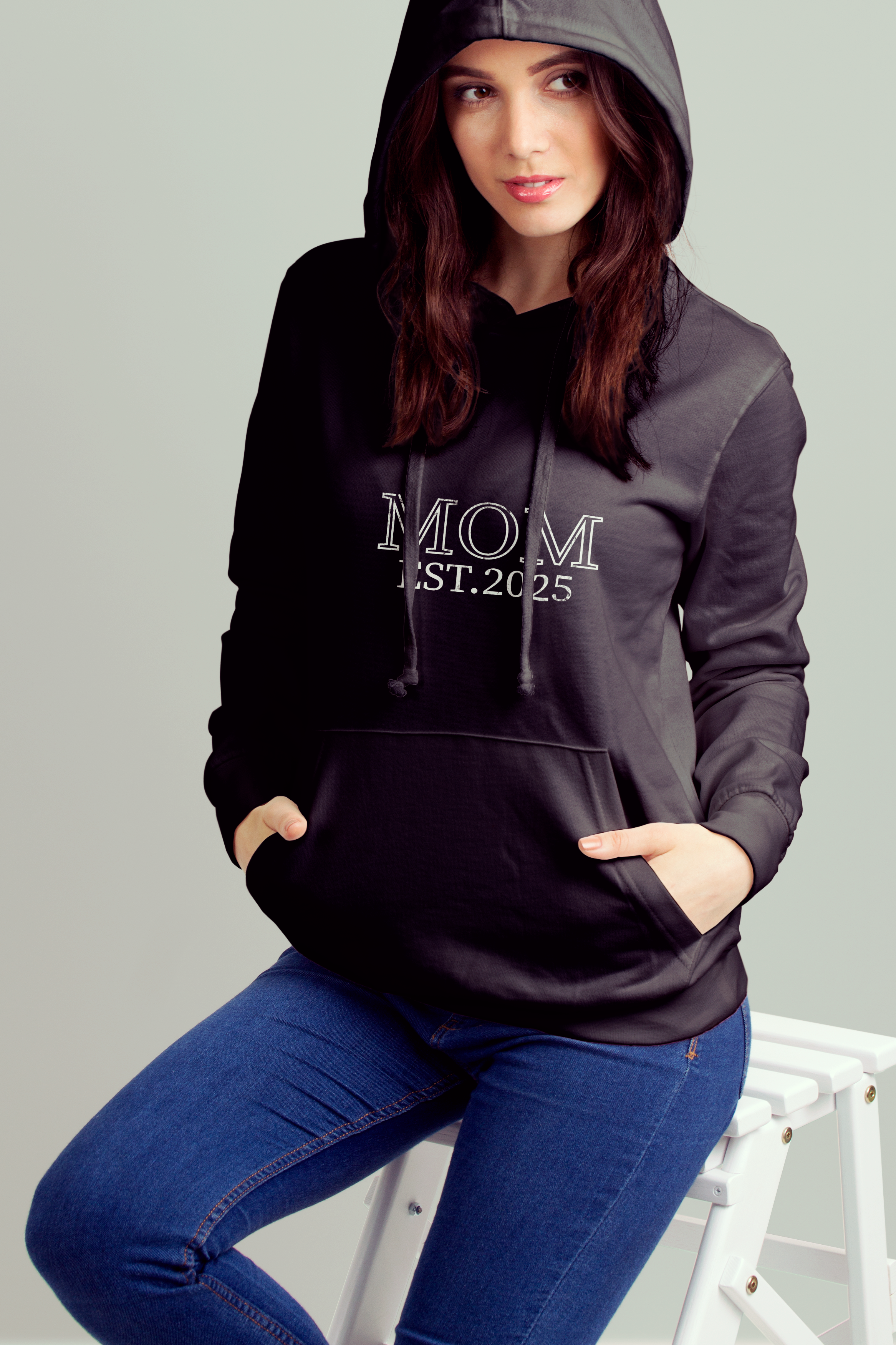 Sweat capuche MOM - unisexe - K4041