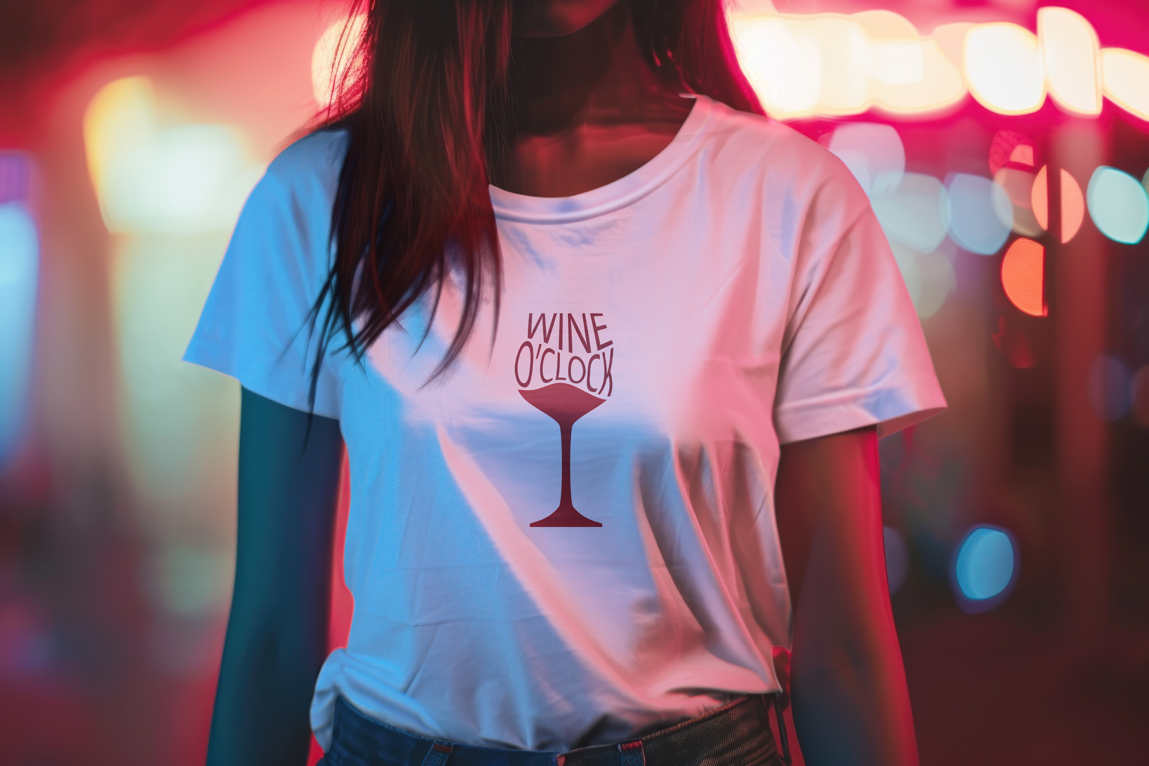 T-shirt Wine o'clock Femme - CGTW04T