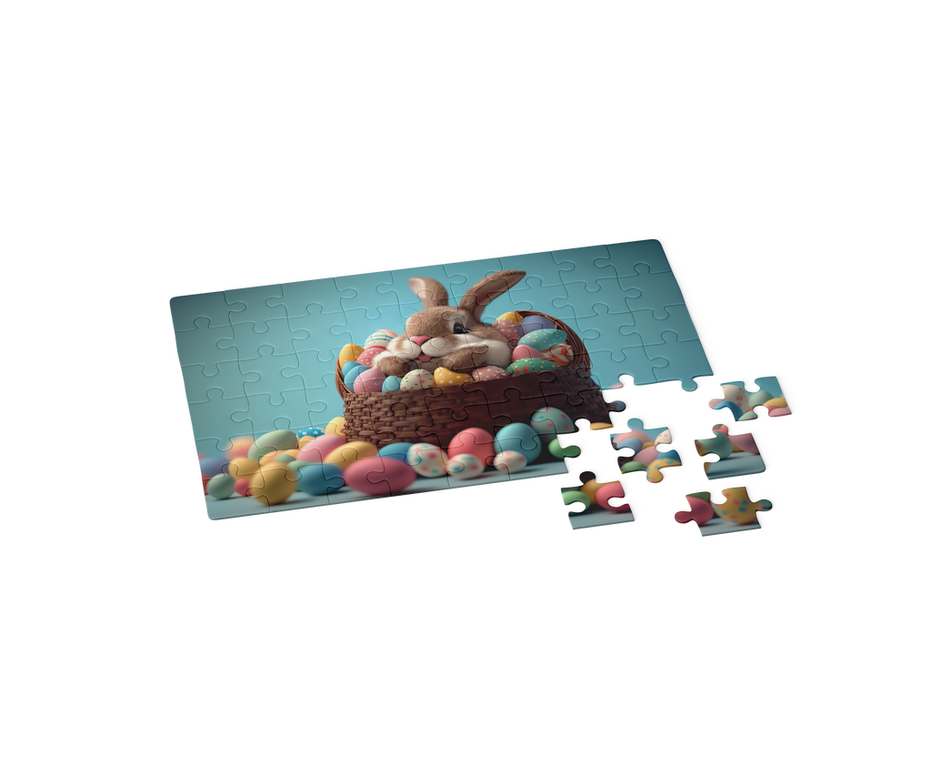 Puzzle lapin de Pâques 02