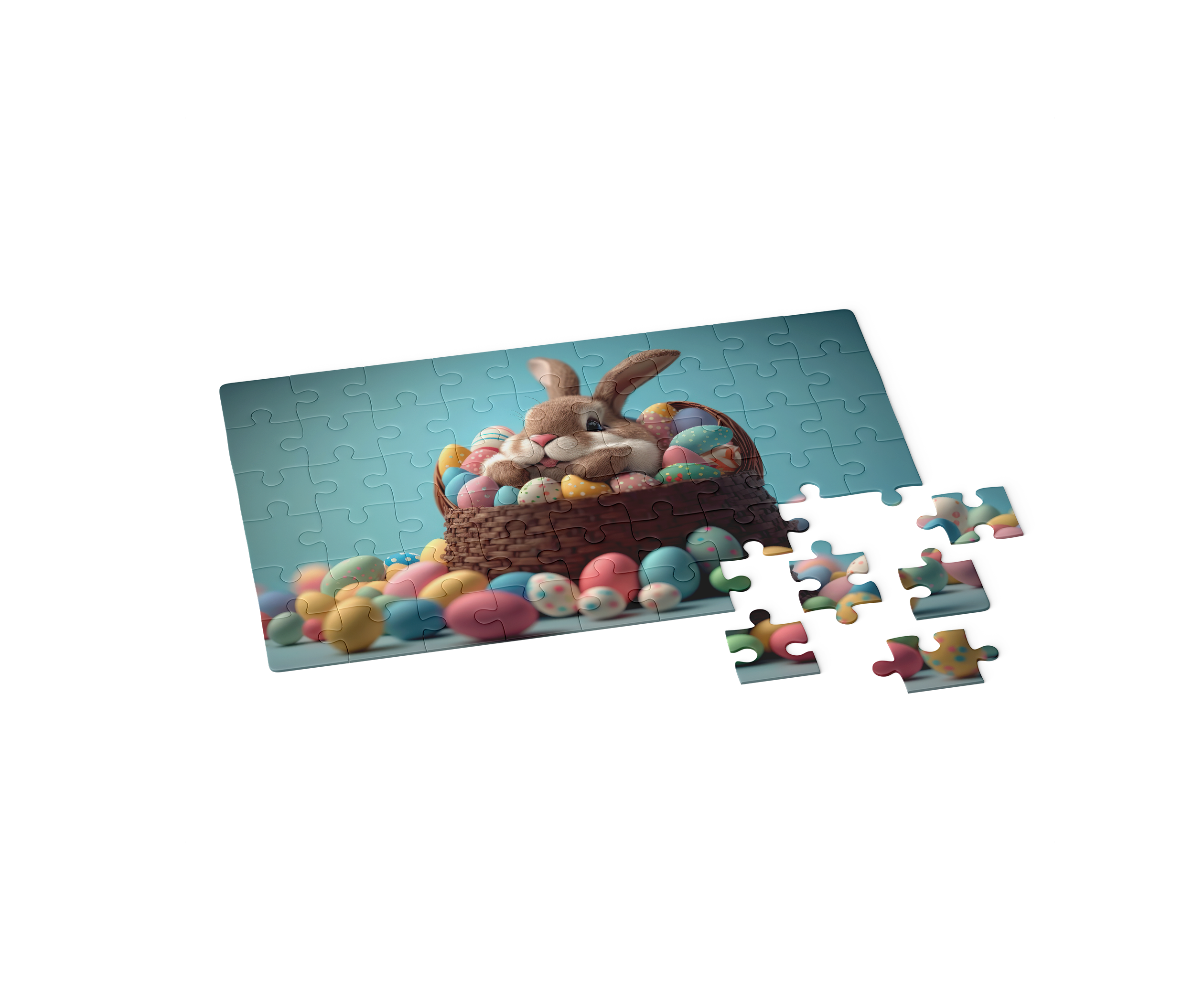 Puzzle lapin de Pâques 02