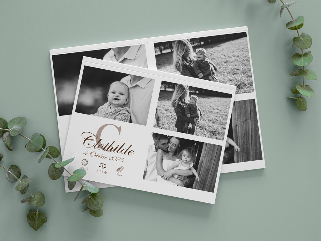 Faire part Naissance Chlothilde