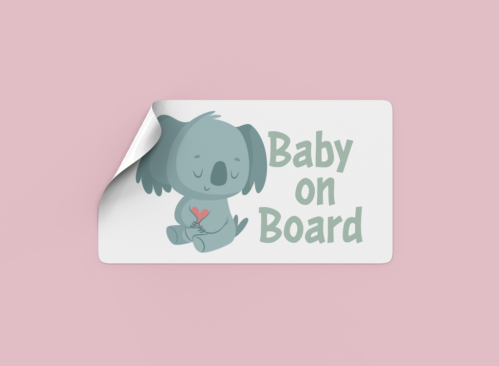 Stickers bébé à bord Koala
