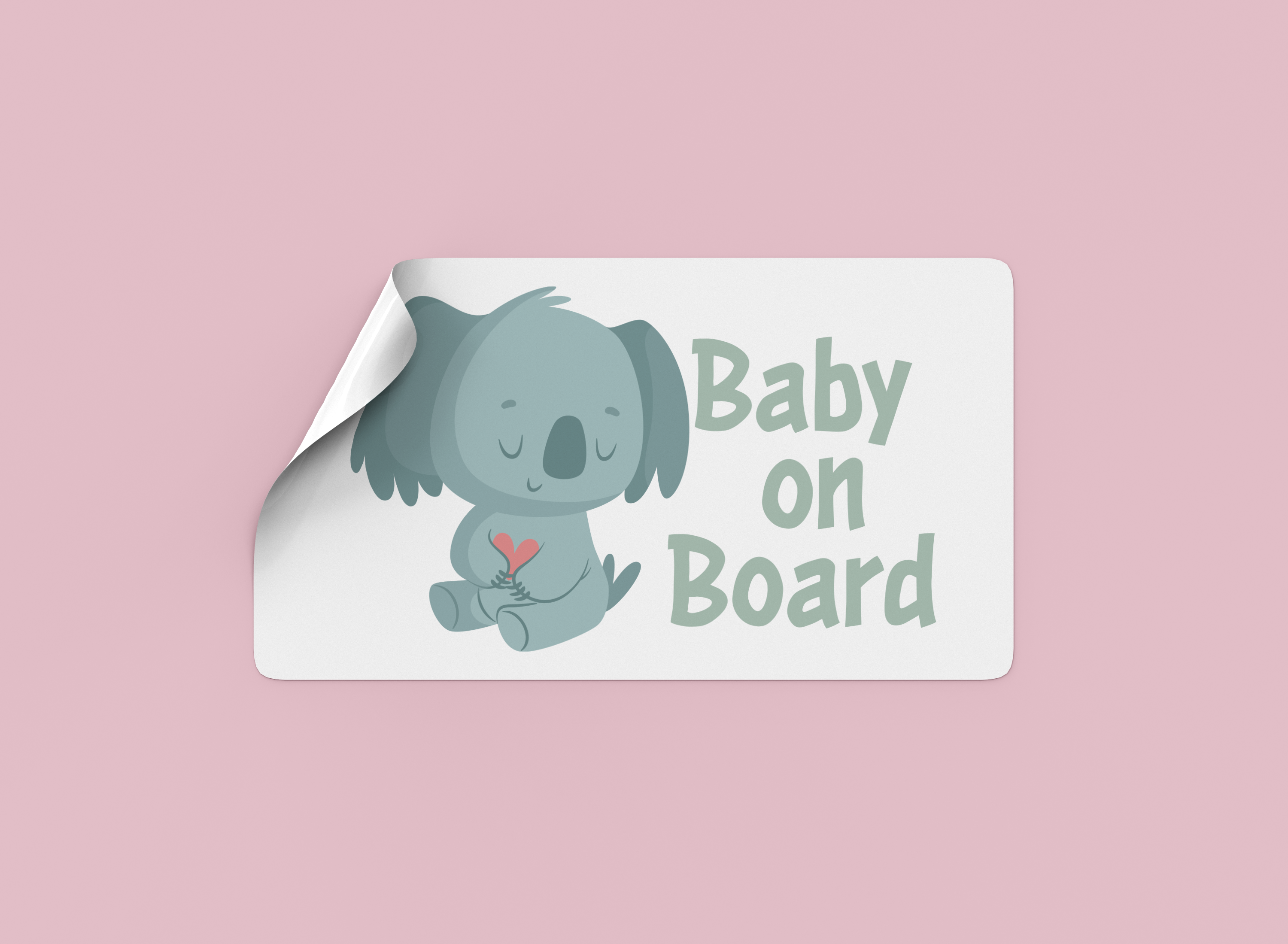 Stickers bébé à bord Koala