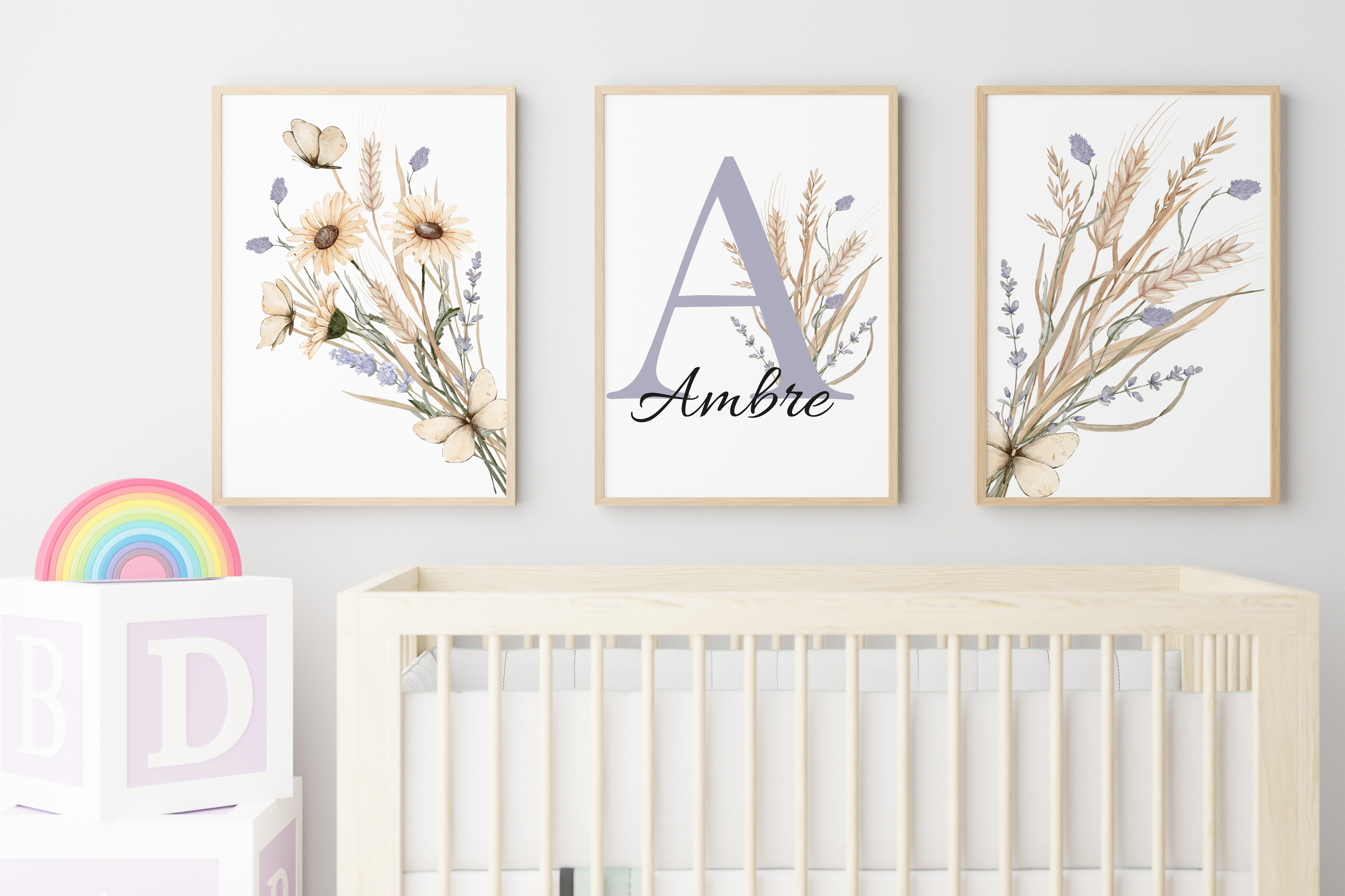 Lot de 3 affiches Ambres